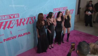 Katseye arrive in black to 'Katseye: Wild Hearts' premiere - Yahoo