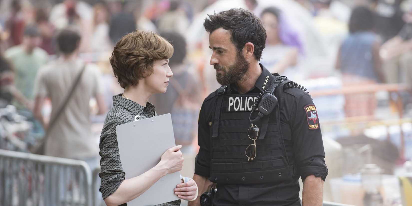 Justin Theroux and Carrie Coon in The Leftovers (2014)