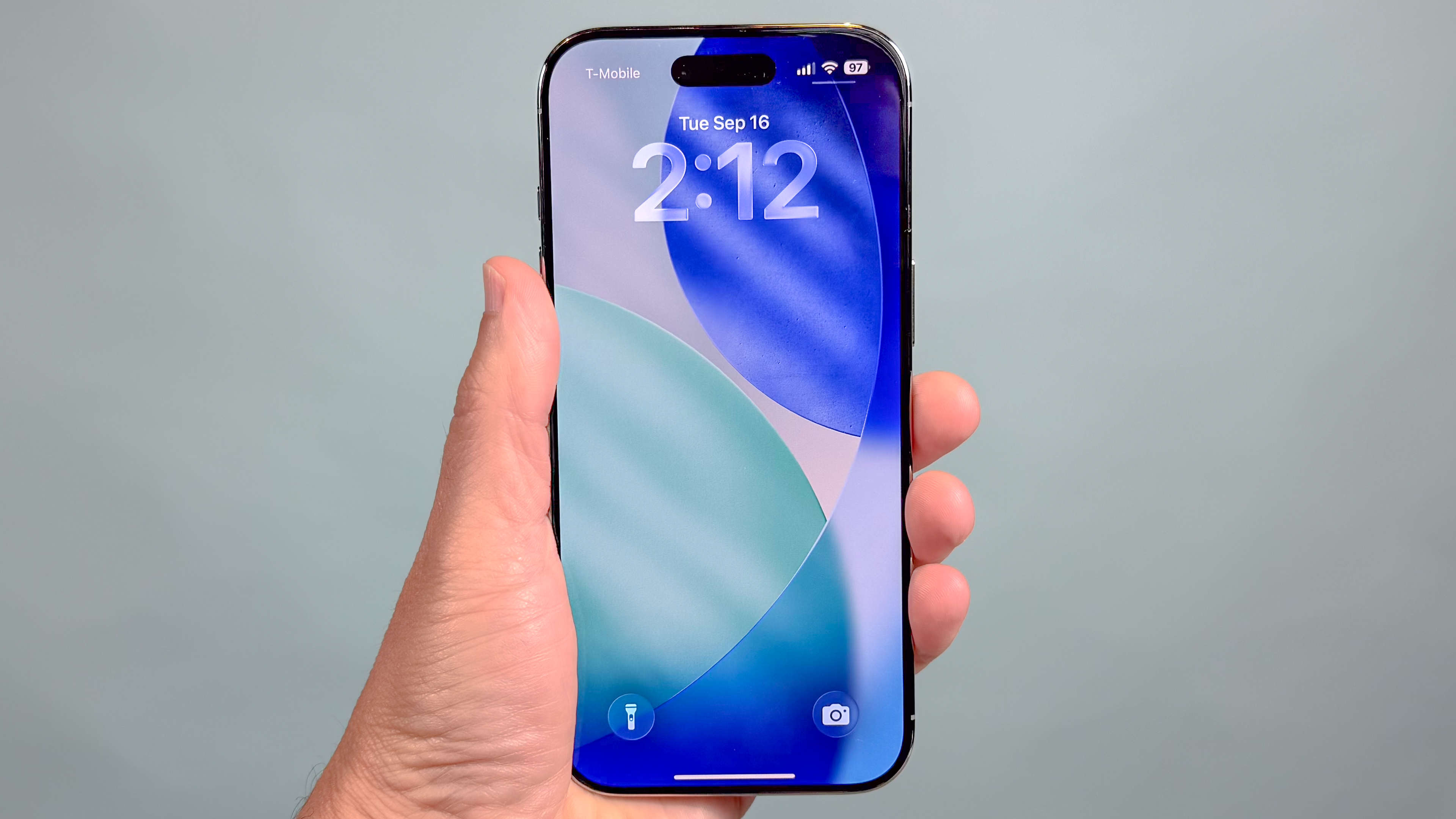 iPhone Air shown in hand