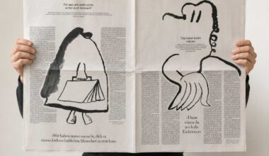 Moriz Oberberger’s bendy figures and whimsical cartoons reveal “the strange beauty of ordinary situations”