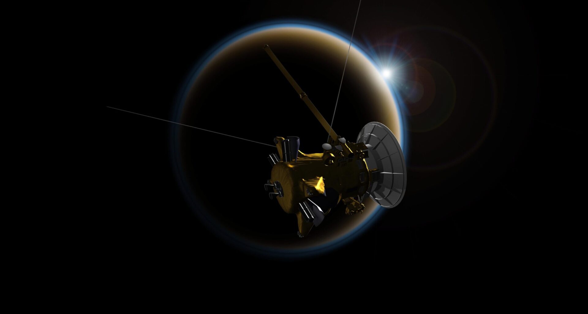Scientists thought Titan was hiding a global ocean beneath its frozen crust. But a 2025 reanalysis of Cassini data points to something stranger instead — a roughly 380-kilometre-thick layer of slushy ice, close to melting and likely threaded with pockets of liquid water that could reach 20°C near the rocky interior.