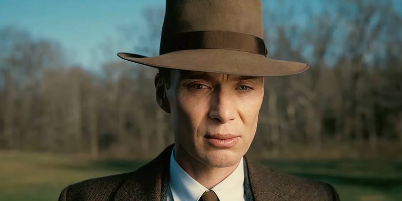Cillian Murphy looking pensive at the end of 'Oppenheimer'
