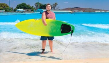 He lost an arm in Gaza. Now he is chasing a world surfing medal