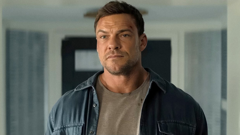 Jack Reacher looking concerned in 