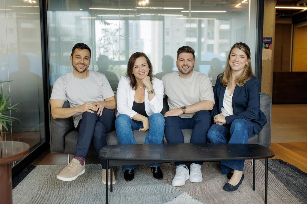 Team8 Capital team: Managing Partners Sarit Firon and Liran Grinberg, alongside Partners Ori Barzilay and Hadar Siterman. (Photo: Omer Hacohen) מימין הדר סיטרמן נוריס לירן גרינברג שרית פירון ו אורי ברזילי team 8