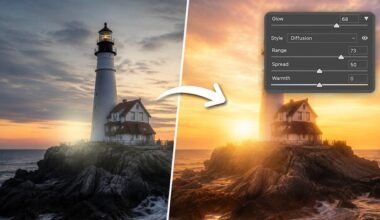 Soft Glow Effect Works Right in Camera Raw