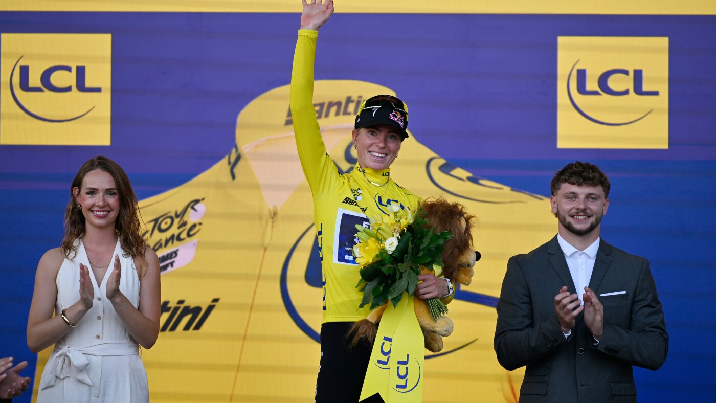 Demi Vollering wins her second Tour de France : NPR
