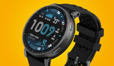 The Amazfit Active Max smartwatch.