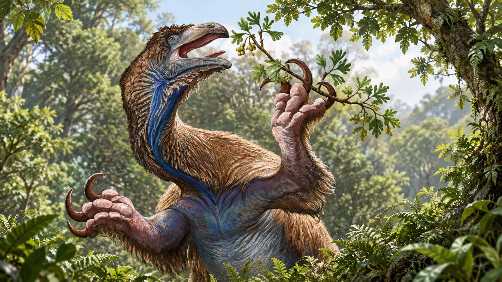 Scientists Found a New Giant Feathered Dinosaur With Nightmare Claws. But It Ate Plants
