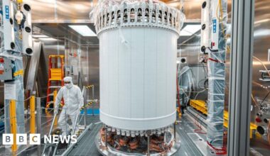 Scientists may have found first hint of dark matter - BBC