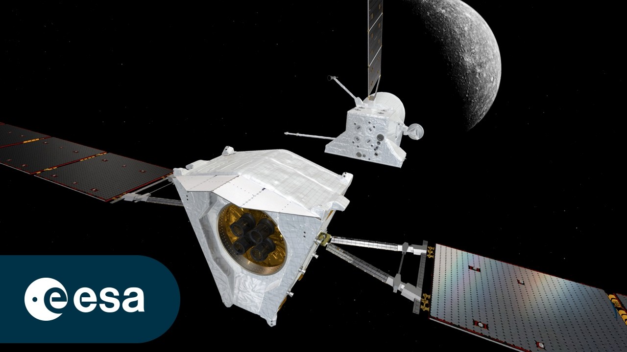BepiColombo’s Mercury arrival begins (Official ESA broadcast) - YouTube