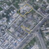 Annotated satellite image showing the site of the strikes in Minab, Iran