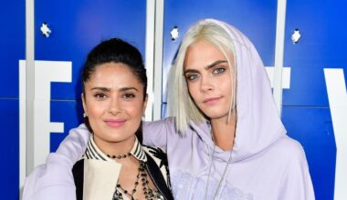 Salma Hayek steps behind the camera — with Cara Delevingne as a star