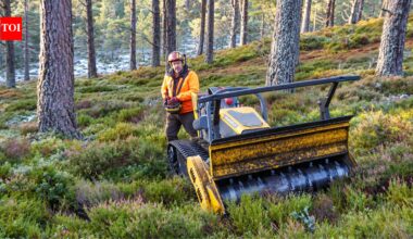 Scotland restored more than 3,500 hectares across 11 wildlife reserves; robot mowers and virtual fences helped threatened species recover |