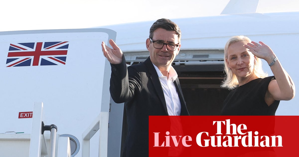 Burnham plays down past critical comments about Trump ahead of UN meeting – UK politics live | Politics