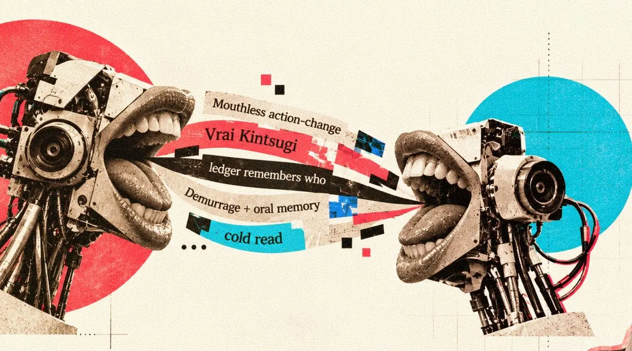 As they interact with one another, certain AIs develop shortcuts and conventions that they understand perfectly—but which become increasingly opaque to us. Why? Illustration created using an AI tool.
