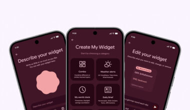 google create my widget play store listing hero image