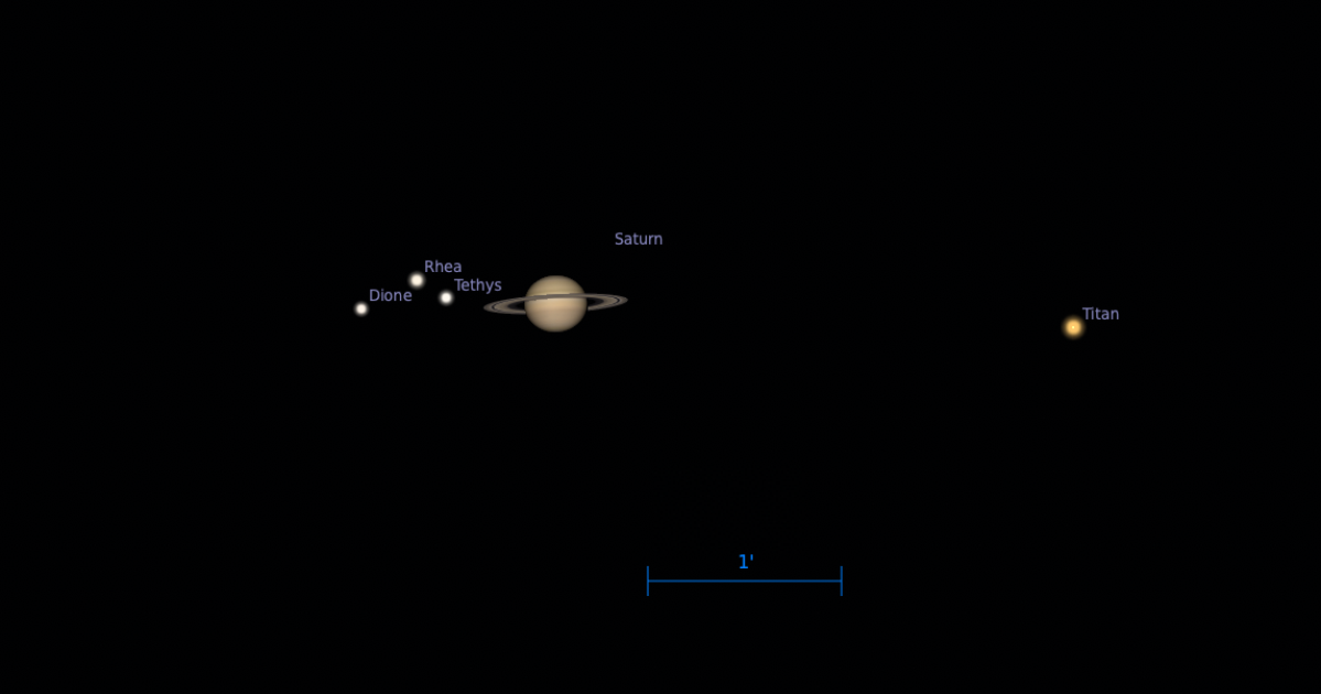 The Sky Today on Sunday, September 27: Catch Saturn’s satellites