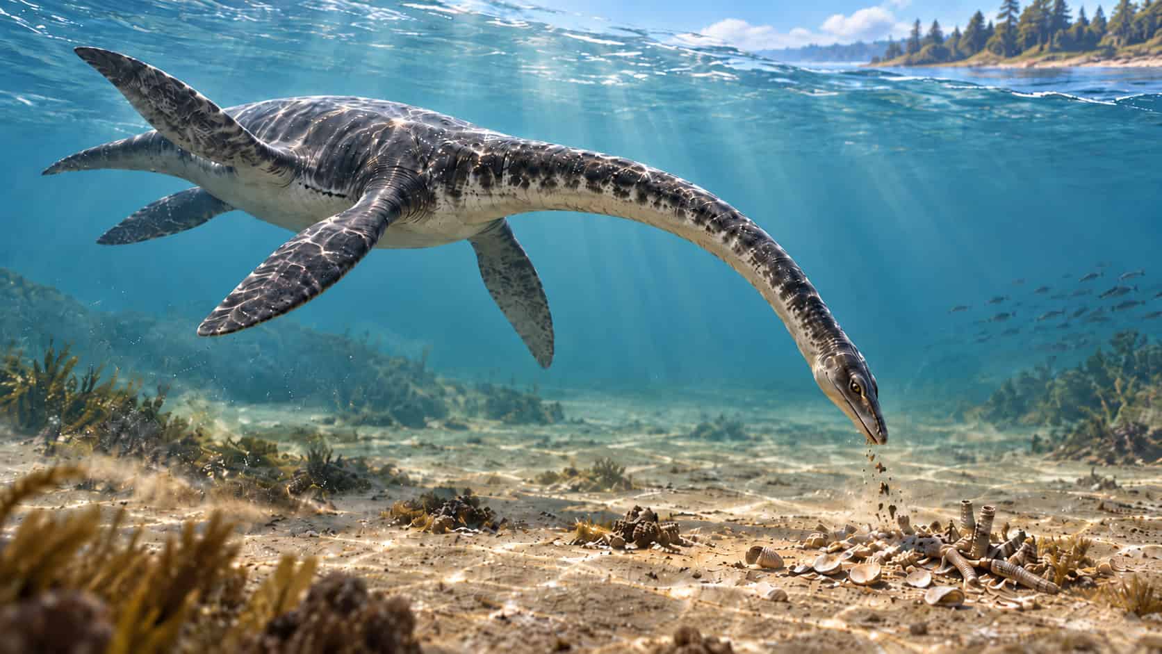Jurassic Sea Monsters May Have Swum to Shore to Vomit