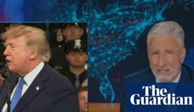 Jon Stewart on Donald Trump’s hectic summer: ‘Relentless denial of reality’ | Late-night TV roundup