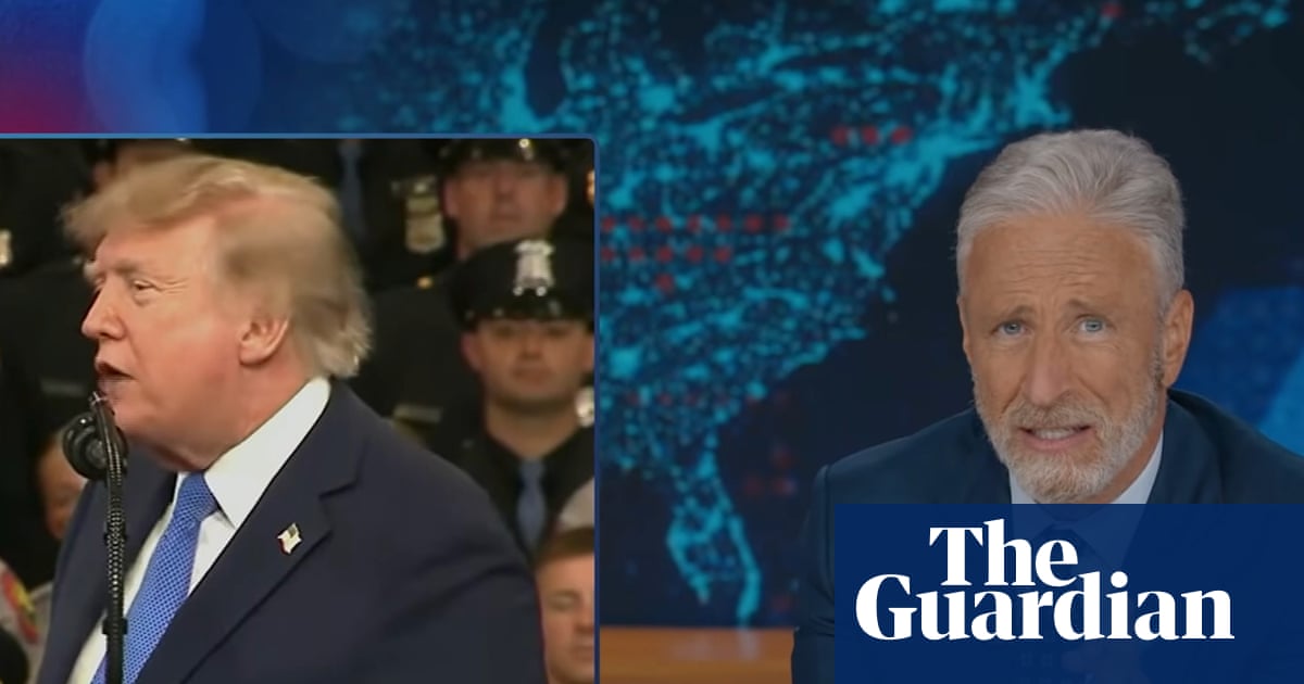 Jon Stewart on Donald Trump’s hectic summer: ‘Relentless denial of reality’ | Late-night TV roundup