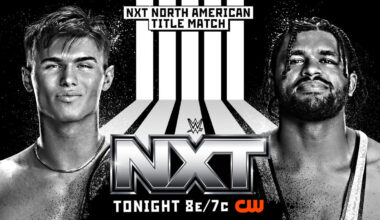Jackson Drake defends the NXT North American Title against Tavion Heights
