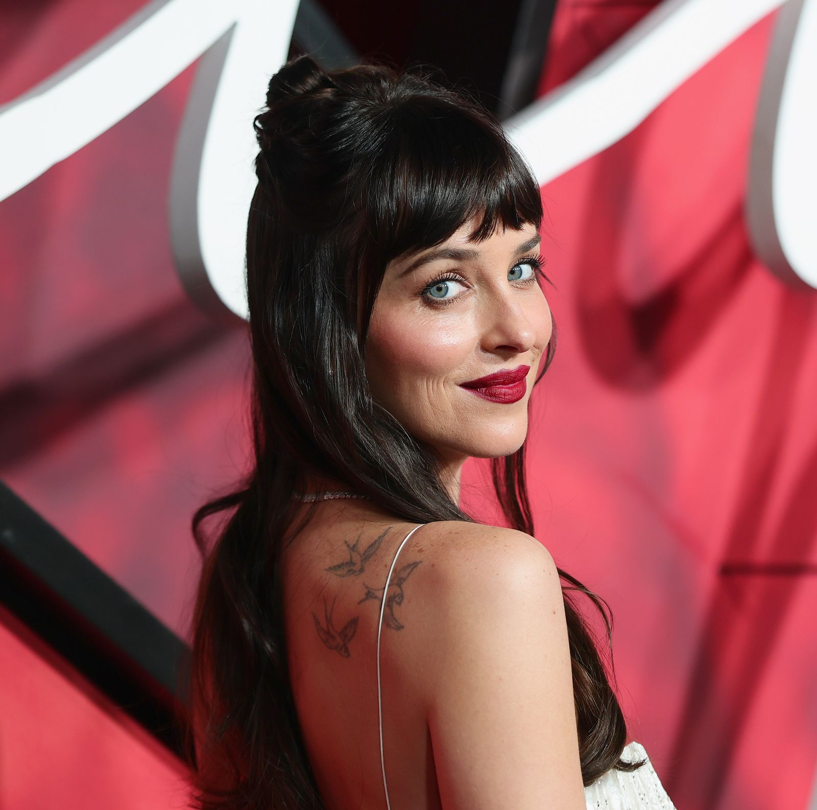 NEW YORK NEW YORK  SEPTEMBER 29 Dakota Johnson attends Amazon MGM Studios' Verity New York Premiere at AMC Lincoln...