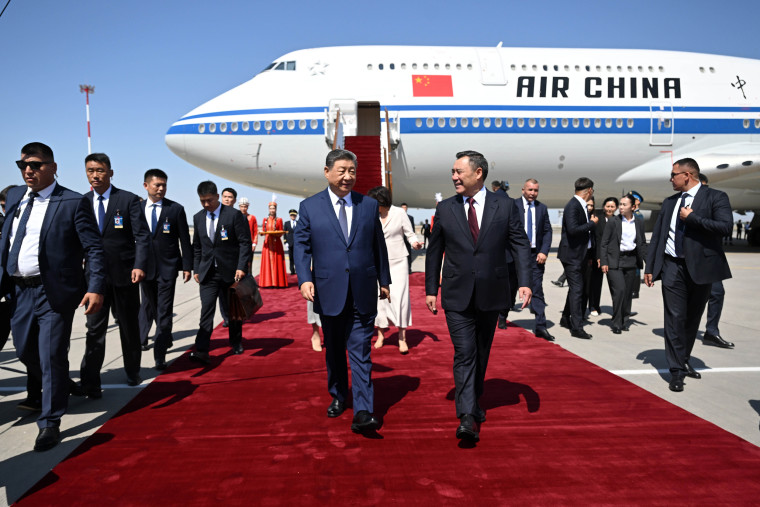 Chinese President Xi Jinping in Bishkek