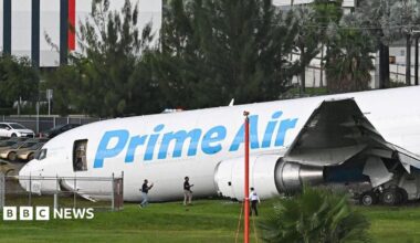 Five dead after Amazon plane overshoots runway at Miami International Airport - follow live