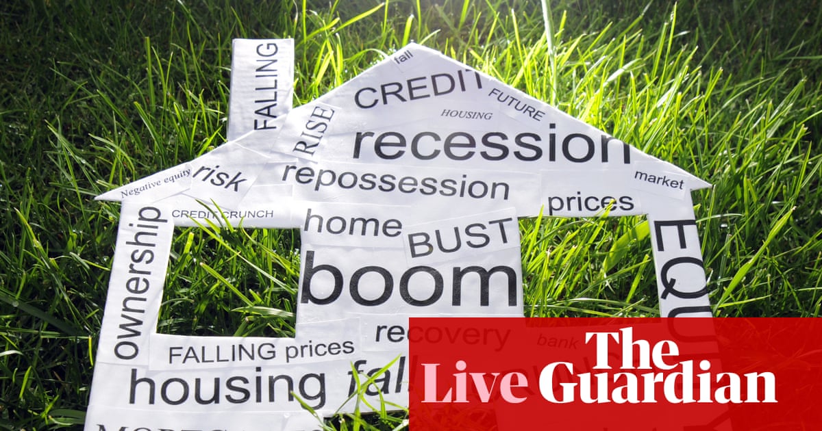 First annual fall in UK house prices since November 2023, led by London and the south – business live | Business