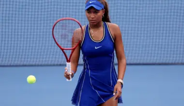 Tennis - U.S. Open - Flushing Meadows, New York, United States - September 1, 2026 Thea Frodin of the U.S. in action during her first round match against Kazakhstan's Elena Rybakina IMAGN IMAGES via Reuters/Amber Searls