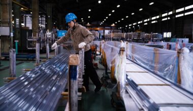 Japan’s output falls for second month due to impact from quake and Iran war