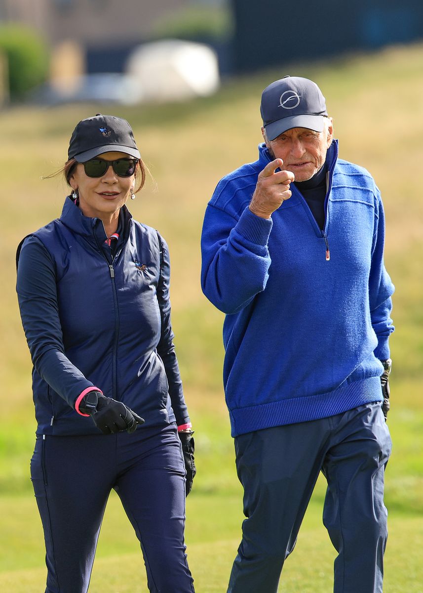 Catherine Zeta Jones of Wales and her husband Michael Douglas 