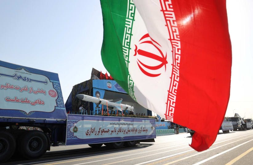  The Qader cruise missile is seen during the annual military parade in Tehran, Iran, September 21, 2024.