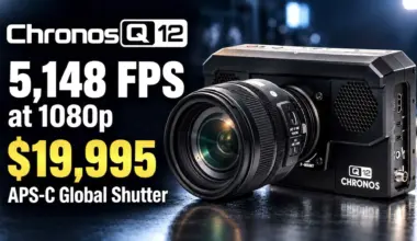 Chronos Q12 APS-C Global Shutter Camera Announced: 5,148 FPS at 1080p for $19,995