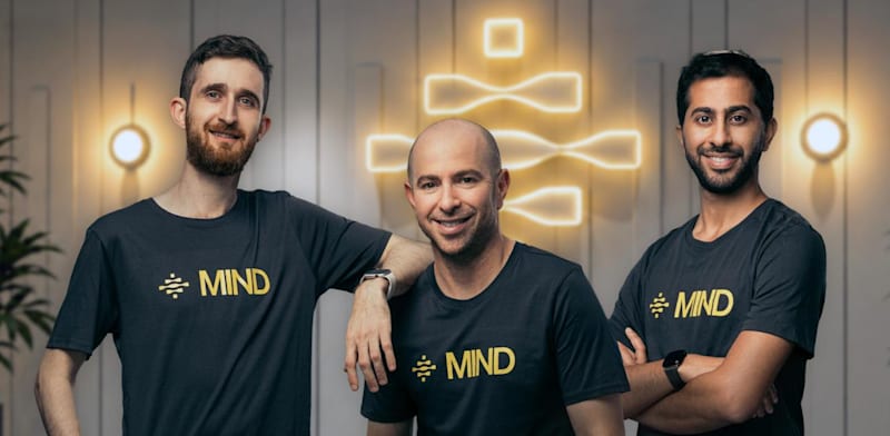 MIND founders Hod Ben Nun, Eran Barak and Itay Schwartz credit: Ohad Kab