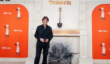 Tom Cruise at the 'Digger' U.S. premiere on Sept. 28.