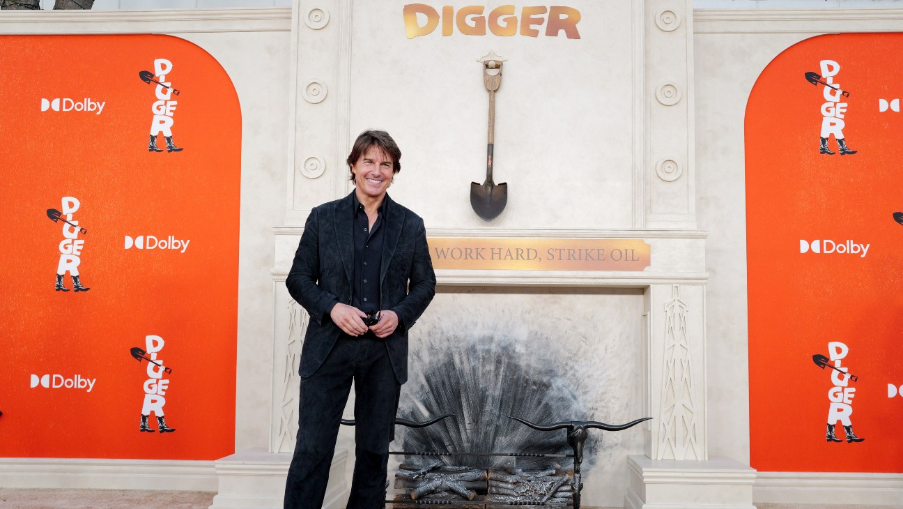 Tom Cruise at the 'Digger' U.S. premiere on Sept. 28.