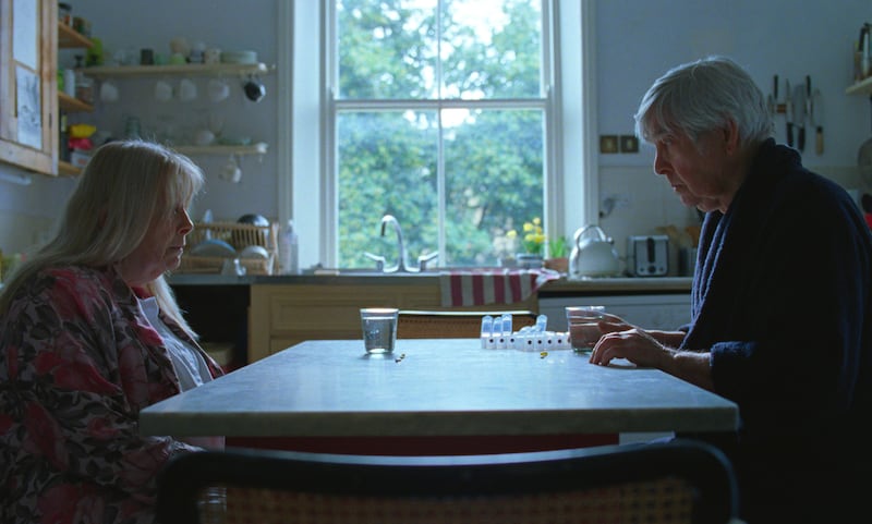 Queen at Sea: Anna Calder-Marshall as Leslie and Tom Courtenay as Martin