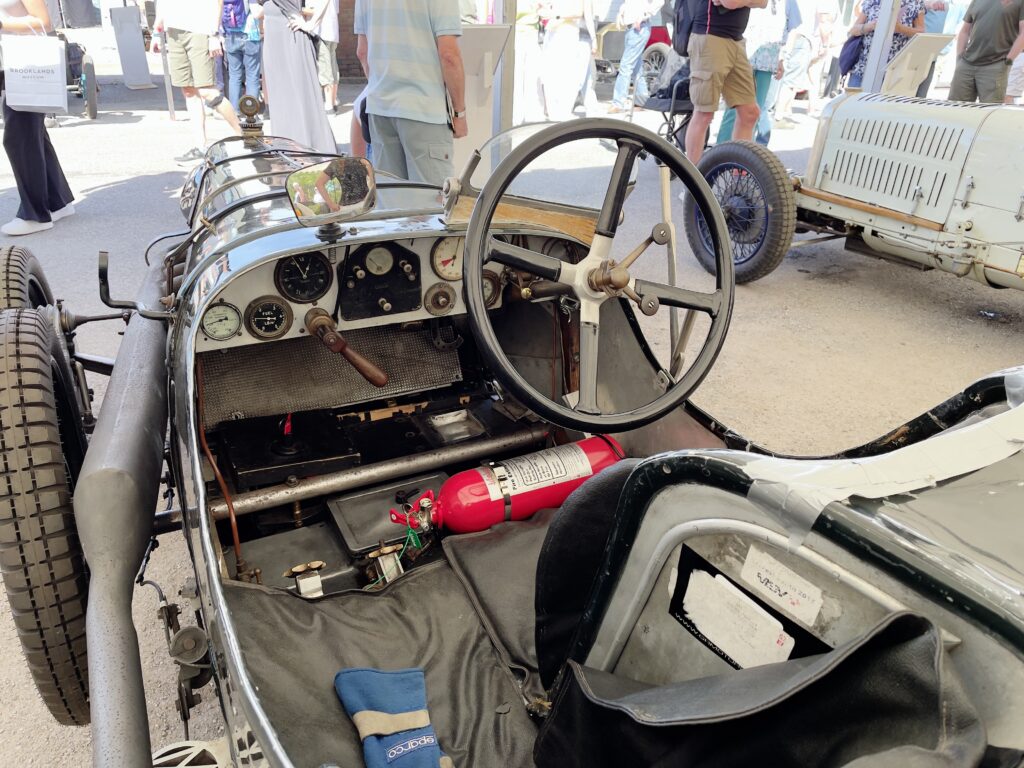 1922 Aston Martin GP interior