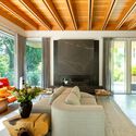Canopy House / Lamoureux Architect Inc. - Interior Photography, Living Room, Wood, Table, Sofa, Chair, Lighting