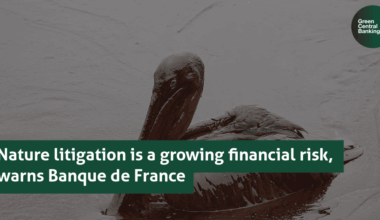 Nature litigation is a growing financial risk, warns Banque de France