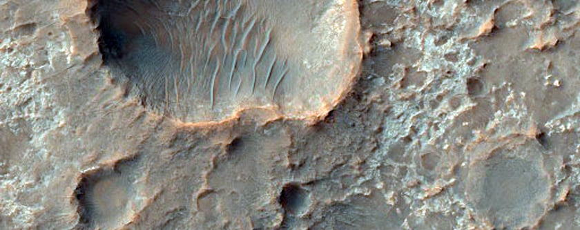 Image form HiRISE of some salts visible on Mars. Credit - NASA/JPL-Caltech/UArizona