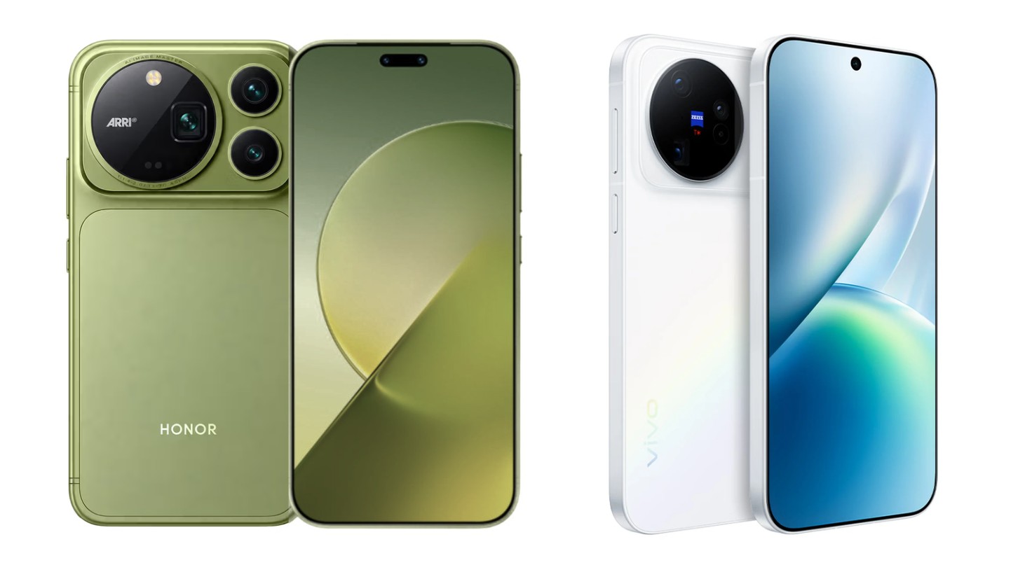 Vivo X500 vs HONOR Magic 9 Design