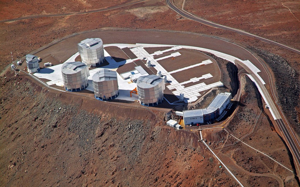 Vue générale du plateau du Cerro Paranal