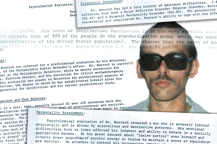 Raymond Horsch underwent a psychological examination in 1985 with results showing an above-average intelligence, deep-rooted emotional problems, and a diagnosis of a paranoid personality disorder.