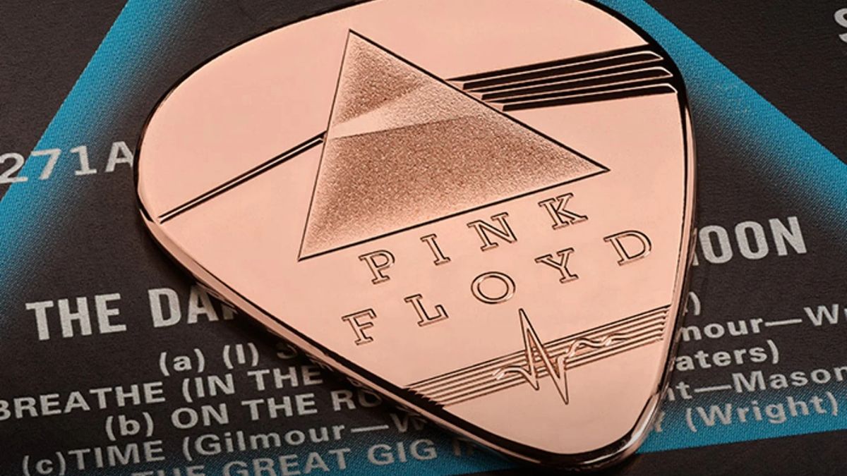 Pink Floyd 2026 UK Gold Plectrum made by The Royal Mint