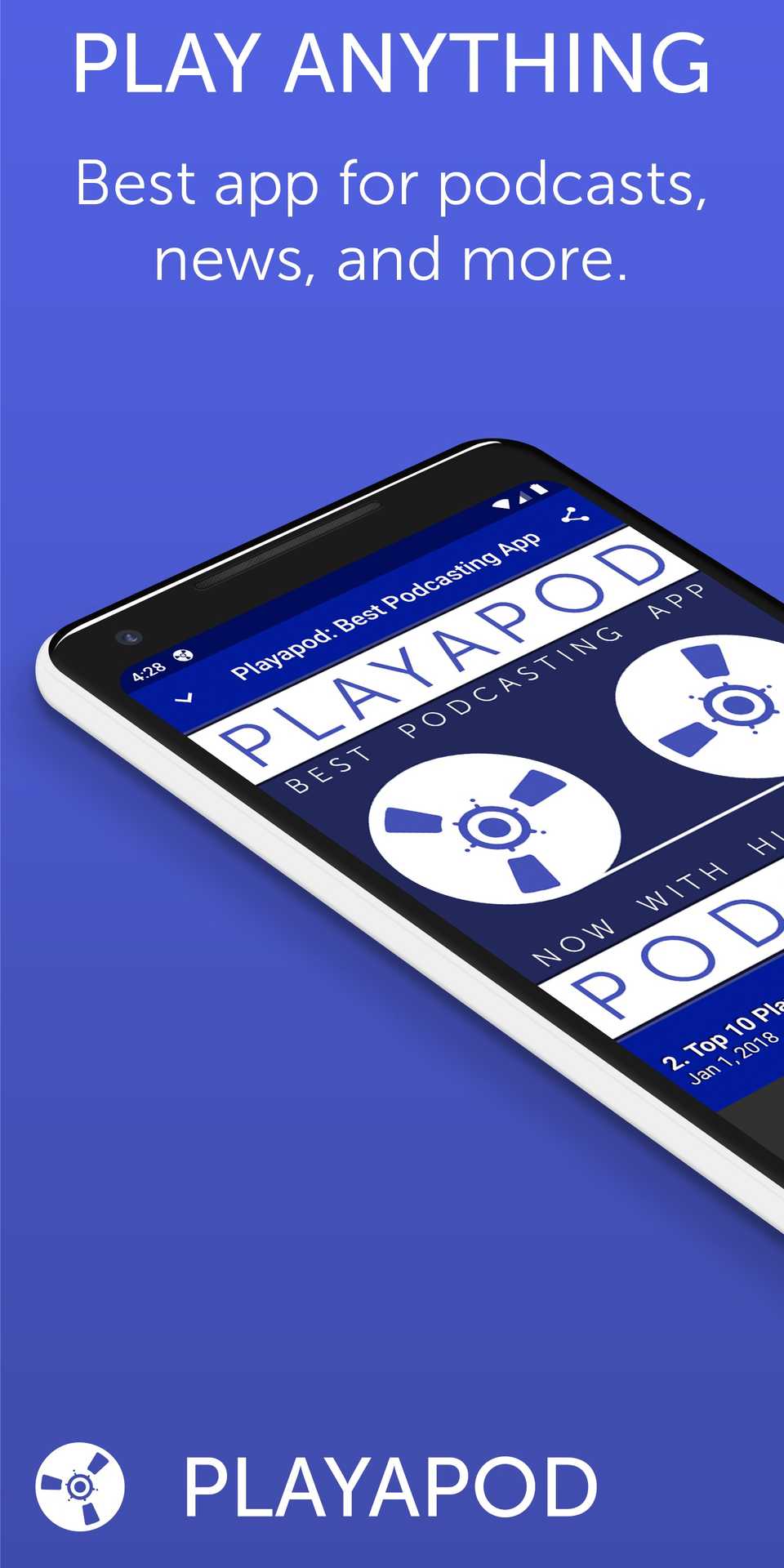 Playapod menu