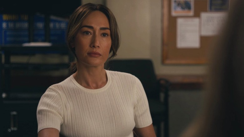 Ballard sitting in the interrogation room on Ballard S1E3