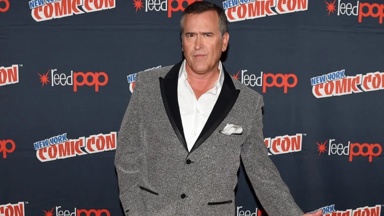 Bruce Campbell at event.